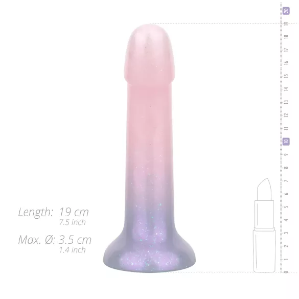 EasyToys Mermaid - Glittering Dildo - 19cm (Pink)