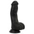 Easytoys - Realistic Black Dildo with Balls - 12 cm