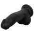 Easytoys - Realistic Black Dildo with Balls - 12 cm