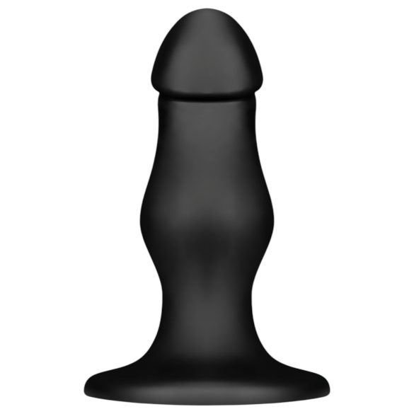 BUTTR FIM-92 - suction cup anal dildo (black)