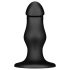 BUTTR FIM-92 - suction cup anal dildo (black)
