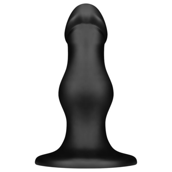 BUTTR FIM-92 - suction cup anal dildo (black)