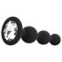 EasyToys - Beaded Anal Plug (Black)