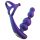 Hueman Stellar Force - Purple Anal Vibrator & Penis Ring Combo