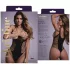 Christine - open teddy (black) - S-L