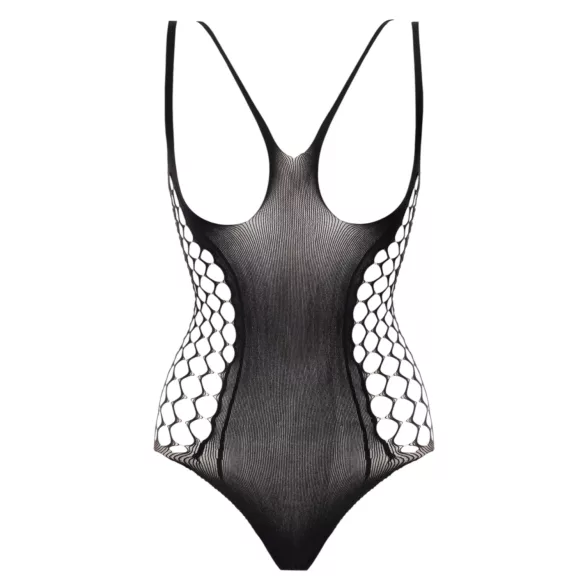 Christine - open teddy (black) - S-L