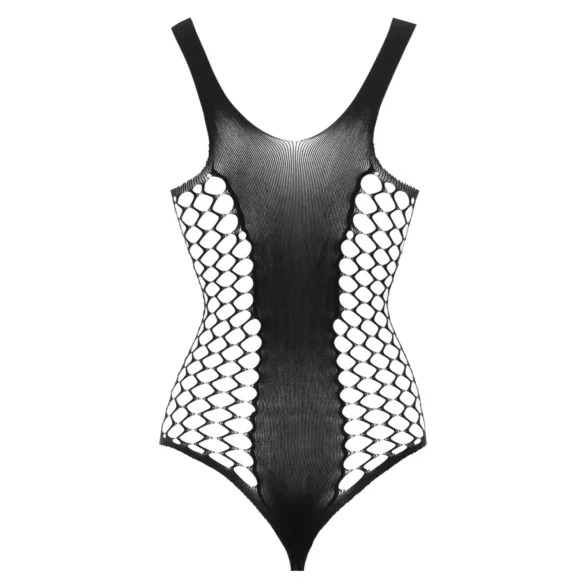 Christine - open teddy (black) - S-L
