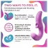 Good Vibes Only - thrusting clitoral vibrator (pink)