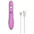 Good Vibes Only - clitoral vibrator with moving finger (purple)