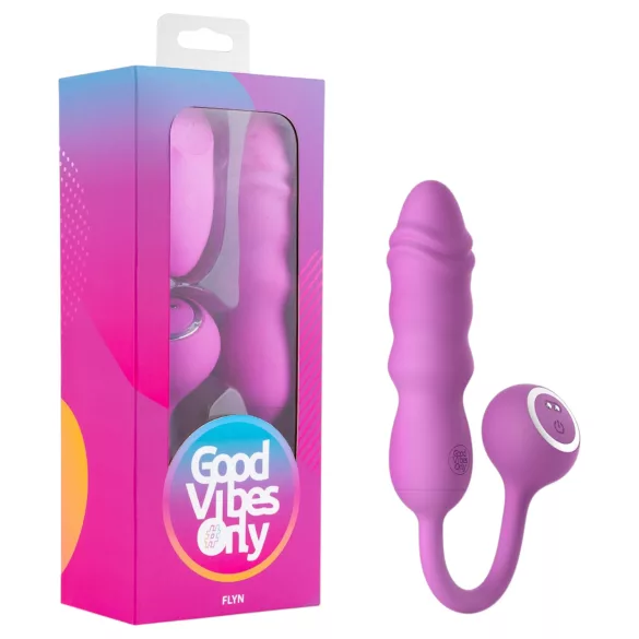 Good Vibes Only - bullet vibrating egg with remote control (pink)