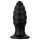 BUTTR Aftershock - giant anal plug (black) - 23 cm