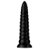 BUTTR Caterpillar - giant anal plug (black) - 29 cm