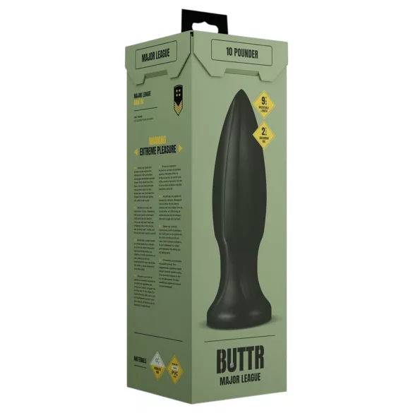 BUTTR Huge Explosive II - giant anal plug (black) - 29 cm