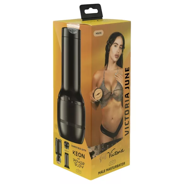 Kiiroo Victoria June – Lifelike Oral Masturbator – PowerBlow Compatible (Natural)