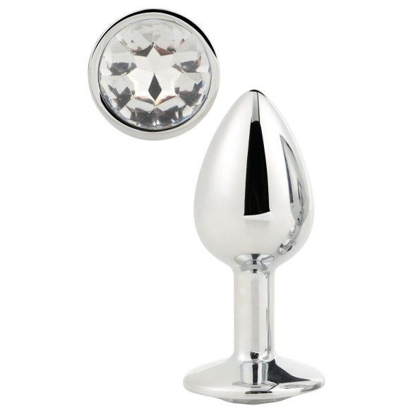 Gleaming Love - Silver Anal Plug