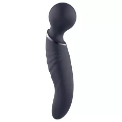 Glam - double‑ended wand vibrator (dark grey)