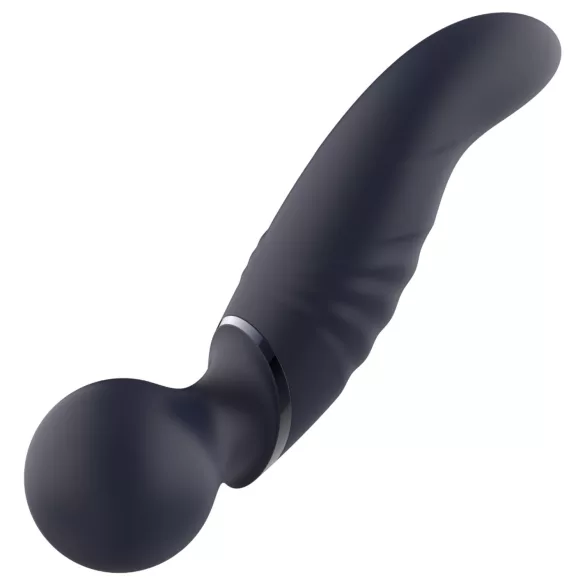 Glam - double‑ended wand vibrator (dark grey)