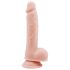 Mr. Dixx 7.6 - Suction Cup Dildo with Testicles - Natural (7.7 inches)