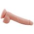 Mr. Dixx 7.6 - Suction Cup Dildo with Testicles - Natural (7.7 inches)