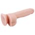 Mr. Dixx 7.6 - Suction Cup Dildo with Testicles - Natural (7.7 inches)