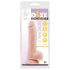 Mr. Dixx 7.6 - Suction Cup Dildo with Testicles - Natural (7.7 inches)