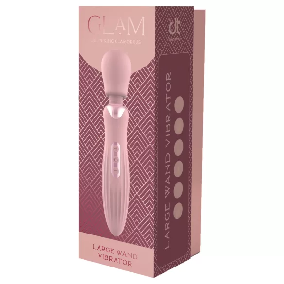 Glam - large wand vibrator (pink)