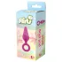 Flirts Pull Plug - Small Pink Anal Plug
