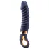 Goddess - heated ribbed vibrator (dark blue)