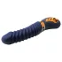 Goddess - heated ribbed vibrator (dark blue)