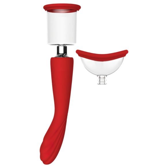 Red Revolution Georgia - G-Spot Vibrator & Intimate Pump (Red)