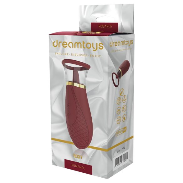 Dreamtoys Roxy - Suction & Lick Vibrator (Bordeaux)