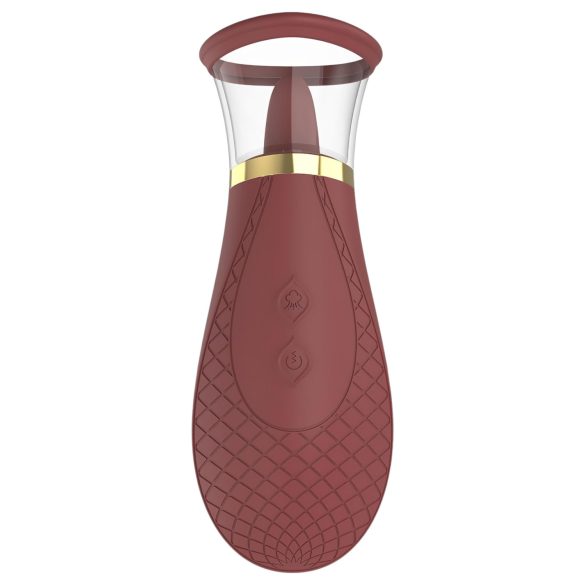 Dreamtoys Roxy - Suction & Lick Vibrator (Bordeaux)