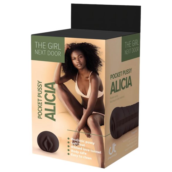 The Girl Next Door Alicia - Realistic Dark Skin Intimate Model