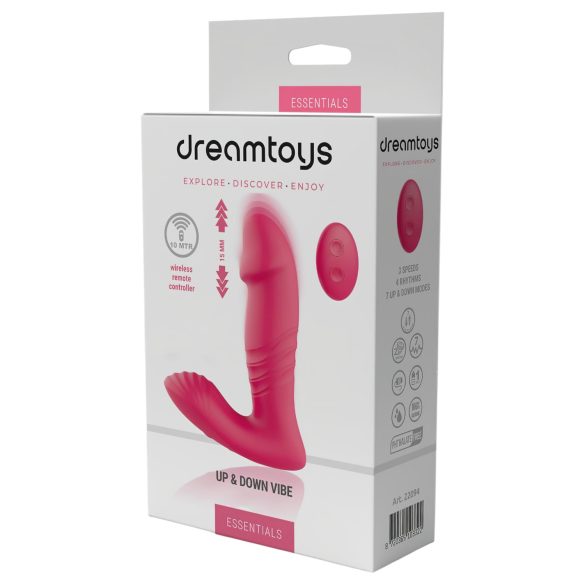 Dreamtoys - Wearable Thrusting Vibrator with Remote (Pink)