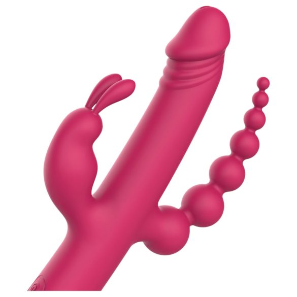 Dreamtoys Anywhere Pleasure Vibe - Rechargeable 4-Arm Vibrator (Pink)