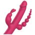 Dreamtoys Anywhere Pleasure Vibe - Rechargeable 4-Arm Vibrator (Pink)