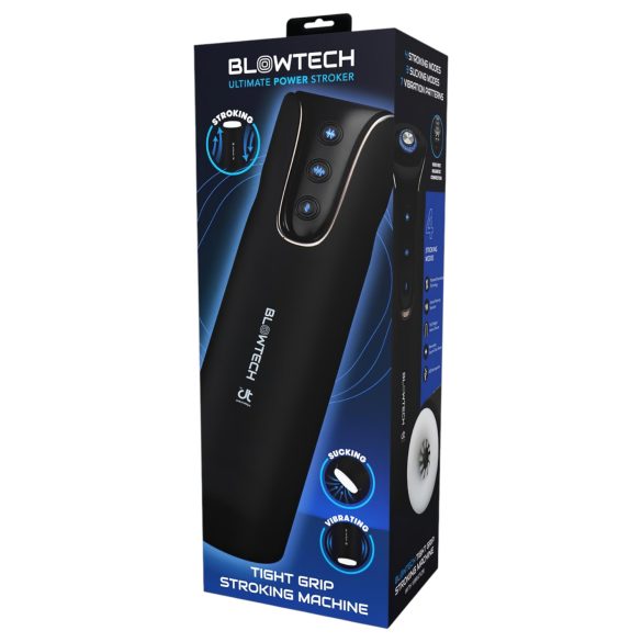 Dreamtoys Blowtech Tight Grip - Vibrating Masturbator (Black)