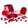 Dreamtoys Amour - knicker vibrator set (red)