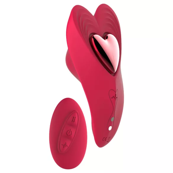 Dreamtoys Amour - knicker vibrator set (red)