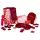 Dreamtoys Amour - wand vibrator set (red)