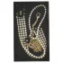 Allure - Beaded Collar with Leash (Black)