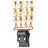 Allure - Beaded Collar with Leash (Black)