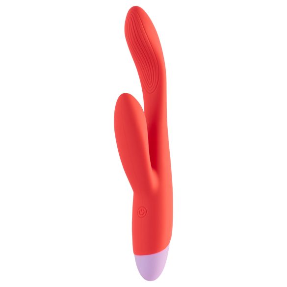 Dreamtoys Love Signal - Red G-Spot Vibrator with Clit Stimulator