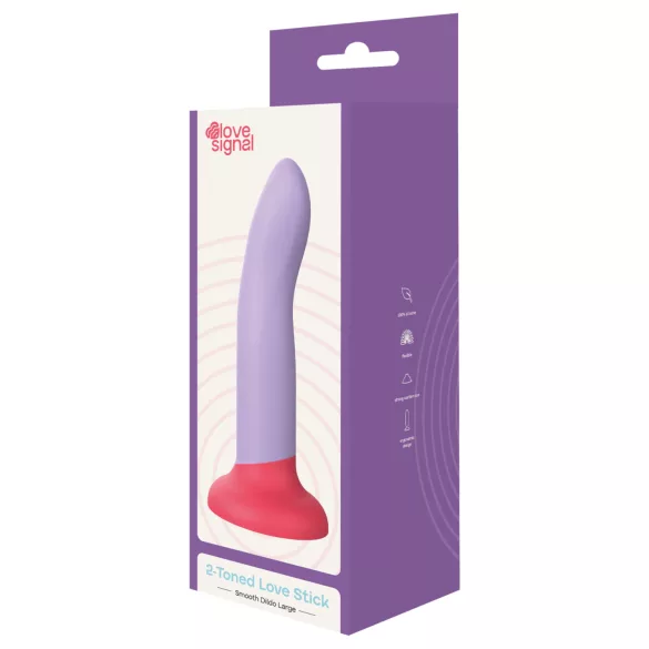 Dreamtoys Love Signal - two‑tone silicone dildo large (purple)
