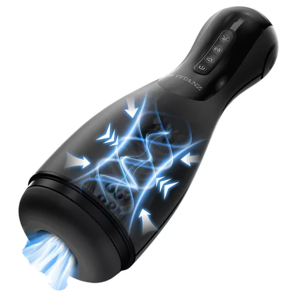 Titanz Ultimate Squeeze & Suck - automatic masturbator (black)