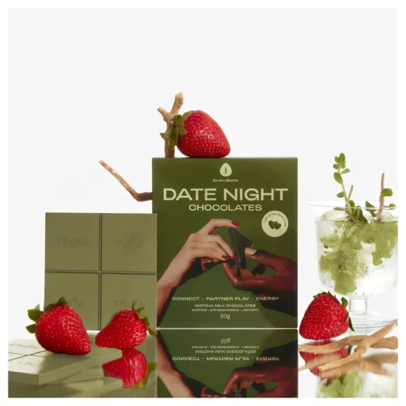 The Oh Collective Date Night Matcha - matcha & strawberry chocolate for couples (50g)