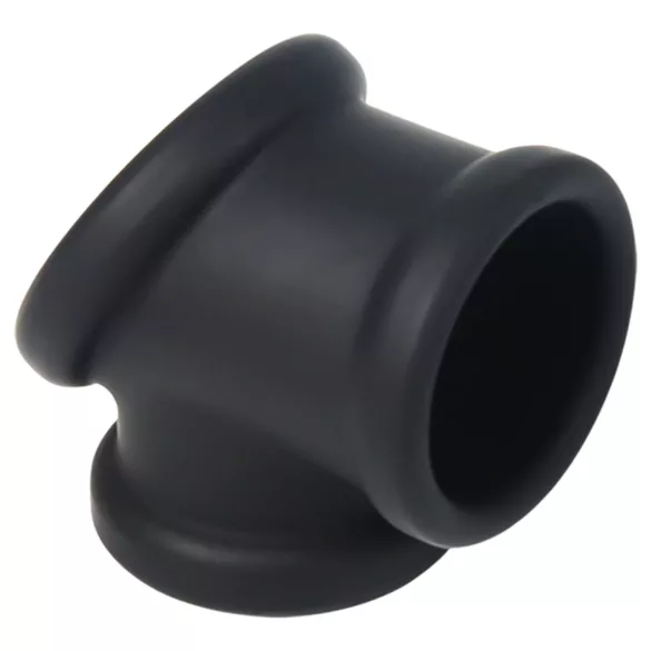 Kiotos - silicone penis and ball stretcher (black)