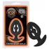 Kiotos - silicone anal plug with dilator, size S (black)