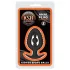 Kiotos - silicone anal plug with dilator, size S (black)
