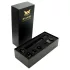 Pixey Deluxe Black Velvet - M‑size wand vibrator (black)